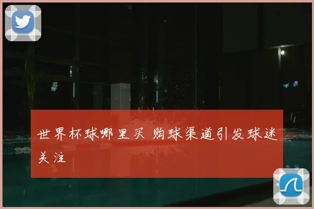 世界杯球哪里买 购球渠道引发球迷关注